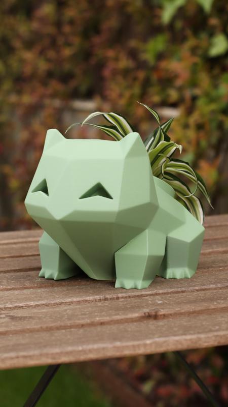 Bulbasaur Planter - Low-poly Edition