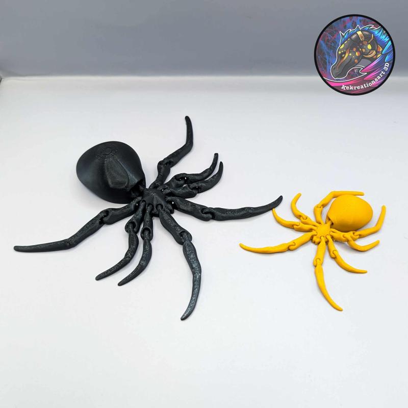 flexi black widow spider