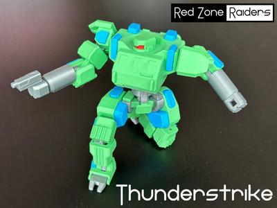 Thunderstrike Mecha Model (Red Zone Raiders)