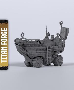 Steam Galleon - With Free Dragon  - 5e DnD Inspired for RPG and Wargamers