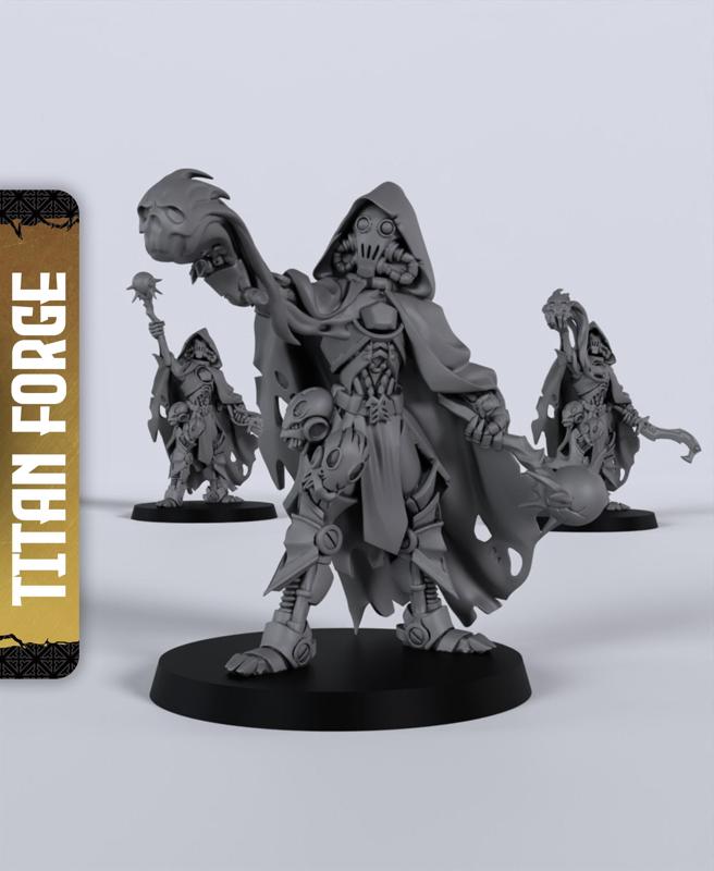 Warforged Male Warlock - With Free Dragon  - 5e DnD Inspired for RPG and Wargamers