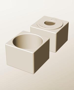 CS96-80-P Stacking pierced module bin for modern home decor