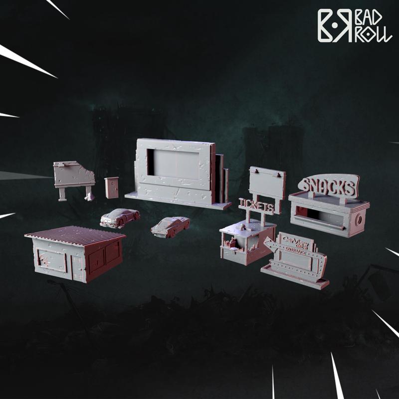 Ruined Drive-in Cinema