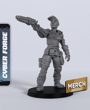 Liza Thorn - With Free Cyberpunk  - Sci-Fi Gift Ideas for RPG and Wargamers