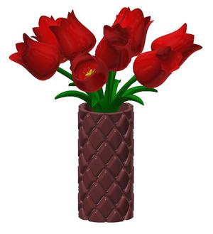 Decorative flower plant vase
