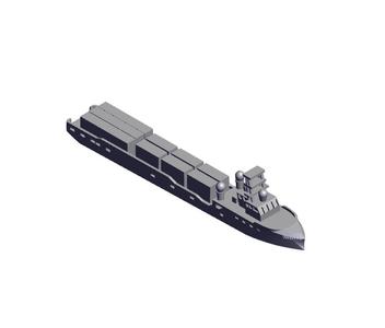1/700 Scale UAV MARINER Ghost Ship.stl