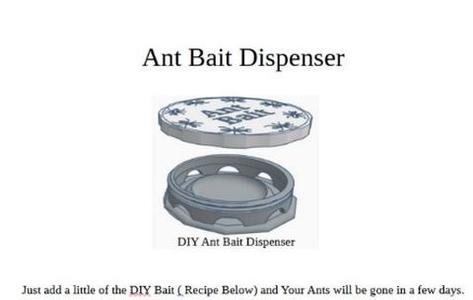Ant Trap & Bait Station - Pet Safe with Recipe