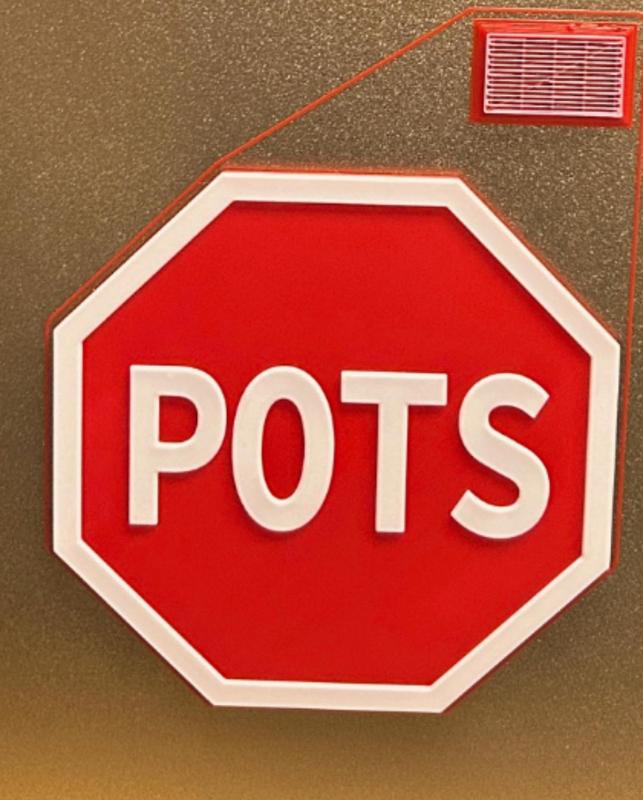 POTS Sign - Road sign Irony
