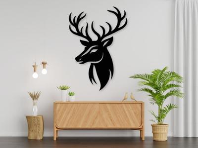 Deer Wall Sculpture ||