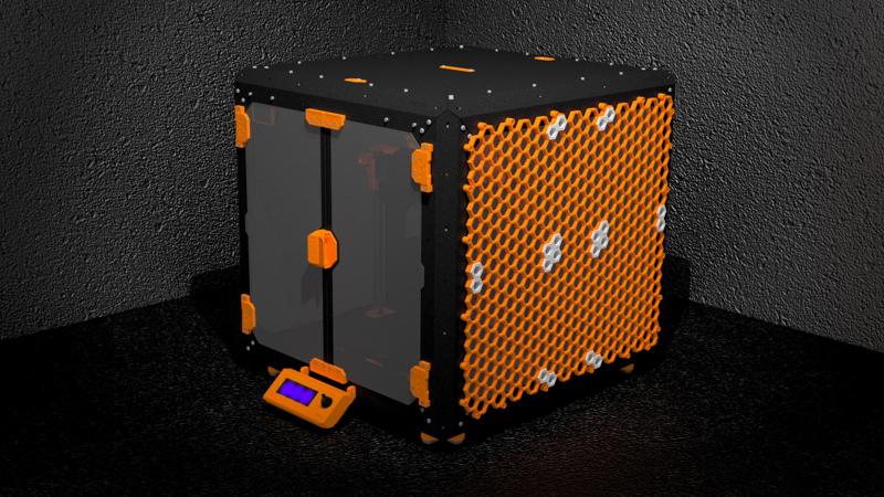 Original Prusa Enclosure Honeycomb Storage Wall