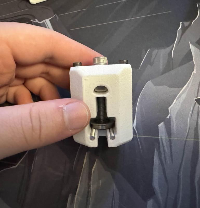 Double shear bearing puller AKA, "The Last Resort"