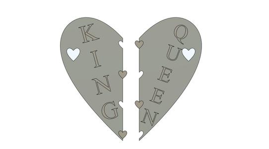 valintine key king and queen and a blank one for remix and to customise
