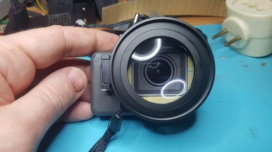 GoPro 5 adapter for 16x macro lens