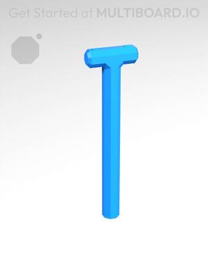 1x3H - Stacking Plate Handle