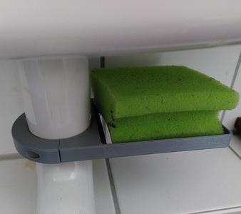 toilet sponge tray