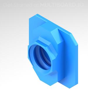 6.25 mm - Single Bolt-Lock - VHB Tape Mount