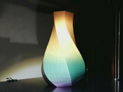 hexagonal vase