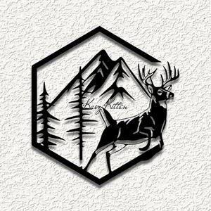 DEER MOUNTAINS wall art home decor