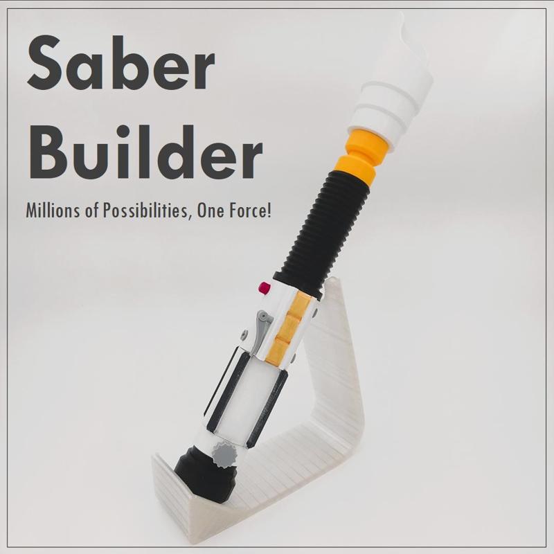 Lightsaber Builder, Modular Lightsaber, Millions of Combinations, [150 pieces]