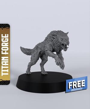 Wolf A - With Free Dragon  - 5e DnD Inspired for RPG and Wargamers