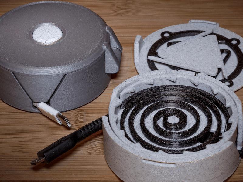 Retractable Cable Organizer - With Stop