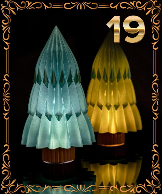 Christmas Tree Tealight (Vase Mode) - Christmas Day 19 - Light - Lighting