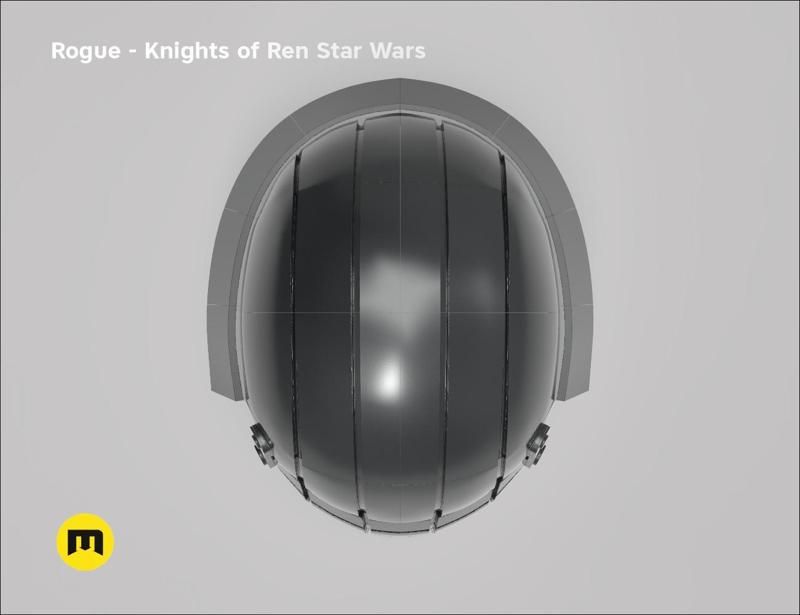 Rogue helmet - Knights of Ren - Star Wars universe