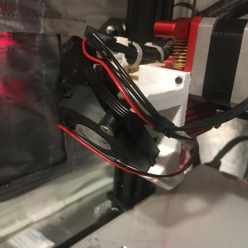 5015 Fan shroud for all in one dual gear extruder   