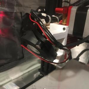 5015 Fan shroud for all in one dual gear extruder   