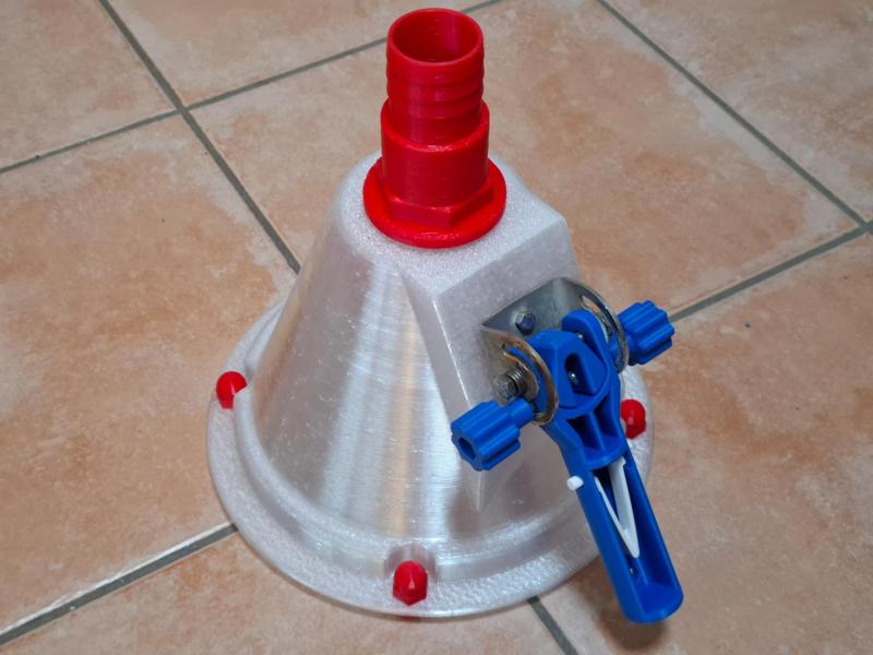 Pond cleaning - mulm suction cup - Mulmsauger