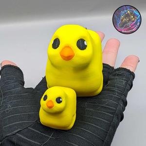 Floppy Legged Chick, Print in Place, Toy