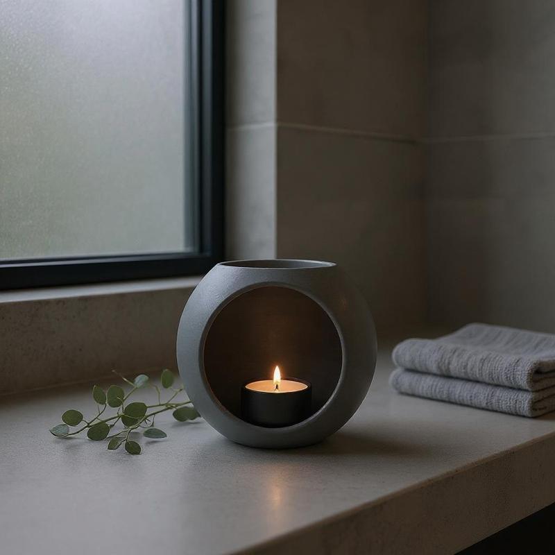 Modern Ball (LED) Tealight Holder