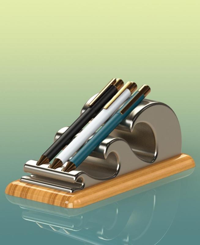 The Wave ~ Pen Holder & Desktop Organizer