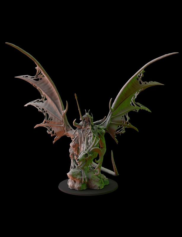 Vampire Lord on resurrected dragon