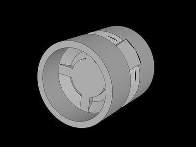 Lego Compatible (6014a.dat) Wheel Rim 12 x 11 with Round Hole