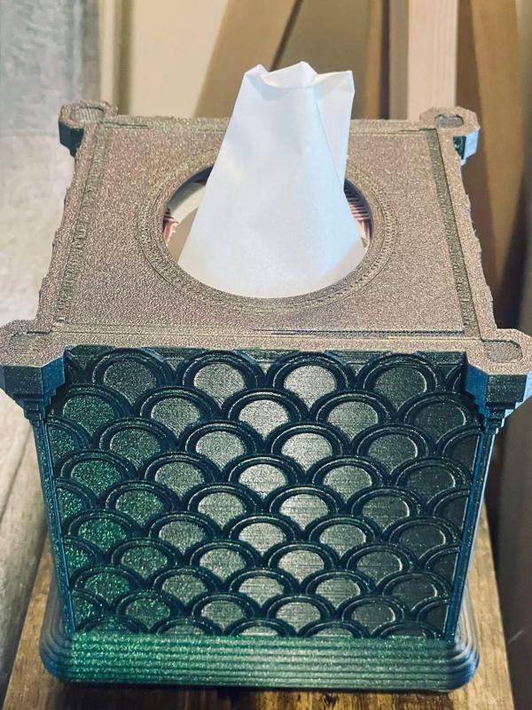 Art Deco Inspired Tissue Box