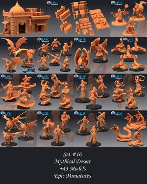 Mythical Desert Set / Oriental Encounter / Arabian Nights Collection / Pre-Supported