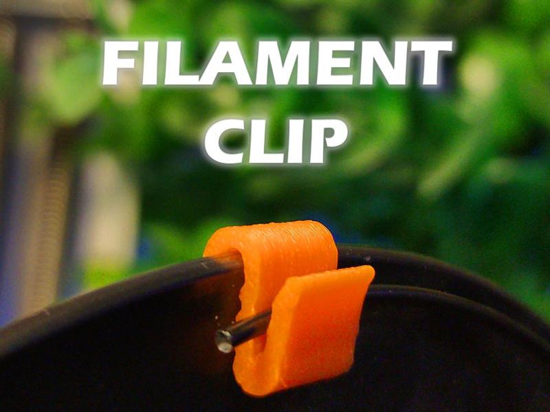 Filament clip