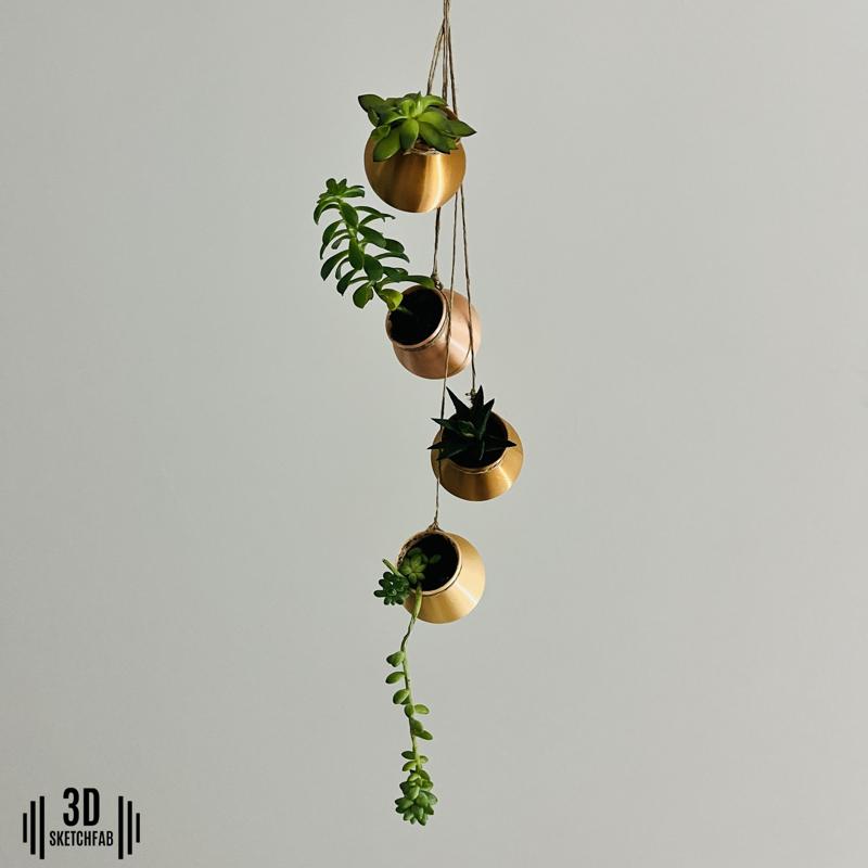 Dangling Decor Flowerpot