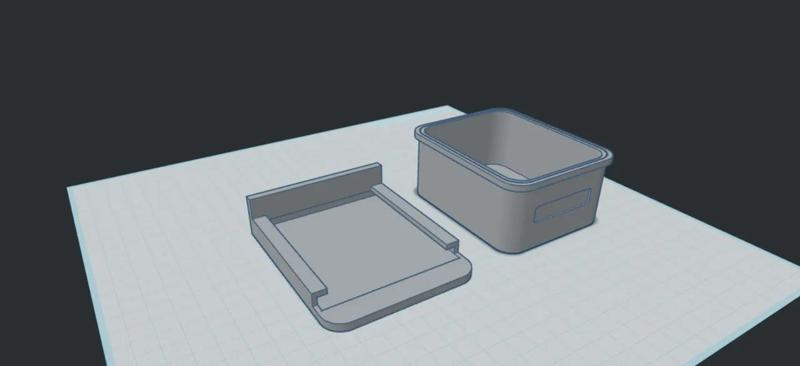 Ikea Skadis Sliding-Bin   