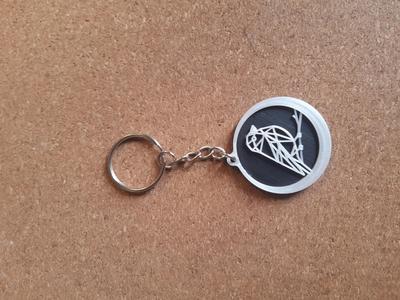 Bird 1 keychain