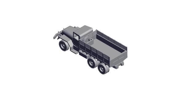 1/87 Scale M54 5 ton 6x6 Truck.stl