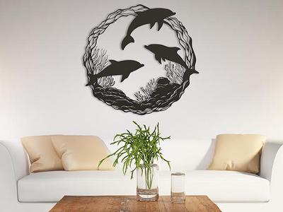Three dolphins