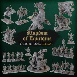 Titan Forge Miniatures - 2023 - October - Kingdom of Equitaine vol2