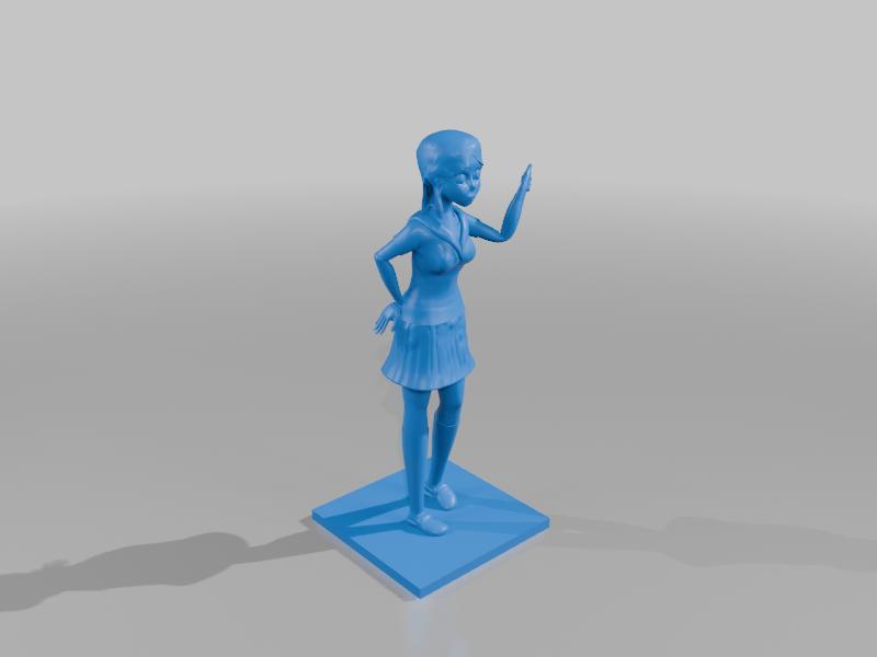 Random anime style girl