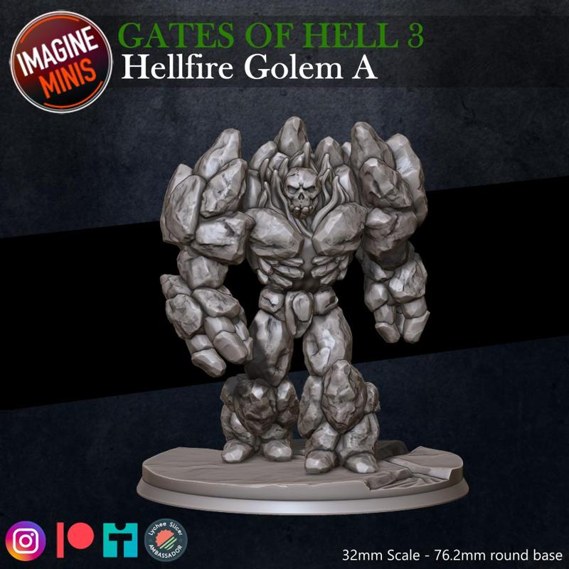 Gates of Hell 3 - Hellfire Golem A