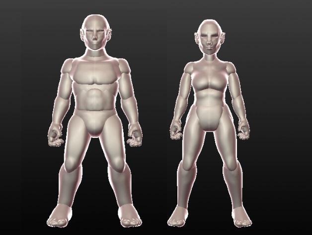 Sculptris Dummies: Elves