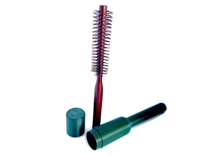 Round Hairbrush Travel Case