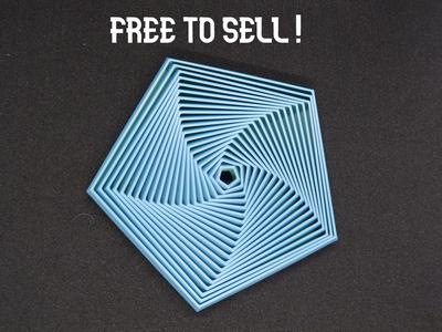 fidget pentagon 20 rings (free to sell)