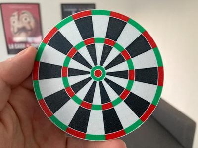 Darts target coaster